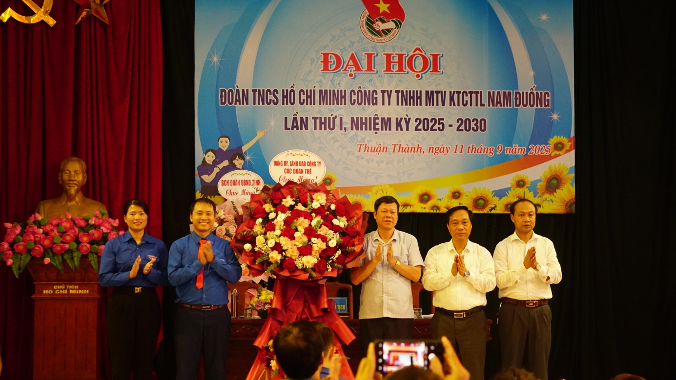 ĐẠI HỘI ĐOÀN THANH NIÊN CÔNG TY TNHH MTV KTCTTL NAM ĐUỐNG LẦN THỨ I, NHIỆM KỲ 2025 – 2030